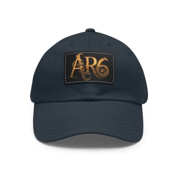 AR6 Band Gear Logo Hat with Leather Patch - Image 5