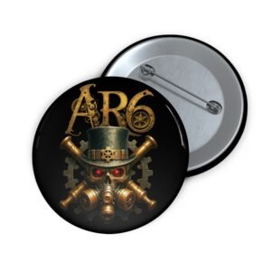 AR6 Band Gear Logo Pin Button